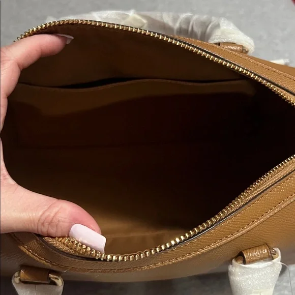 Coach Brown Leather Satchel - Picture 5 of 7